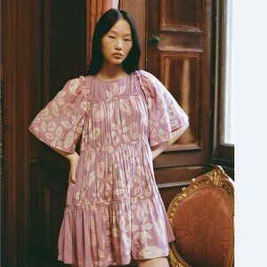 Sea New York Lilac Thea Mini Dress Size Small